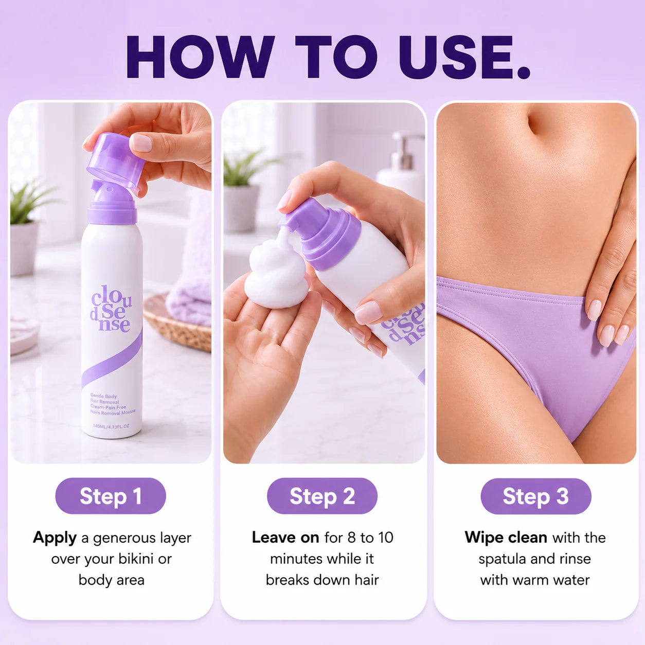 Gentle Hair Removal Spray