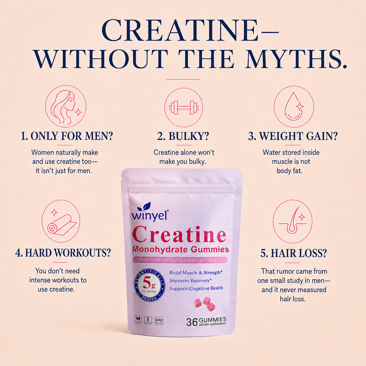 ClearMind™ Creatine Gummies