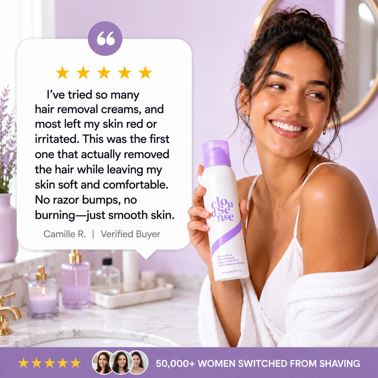 Gentle Hair Removal Spray