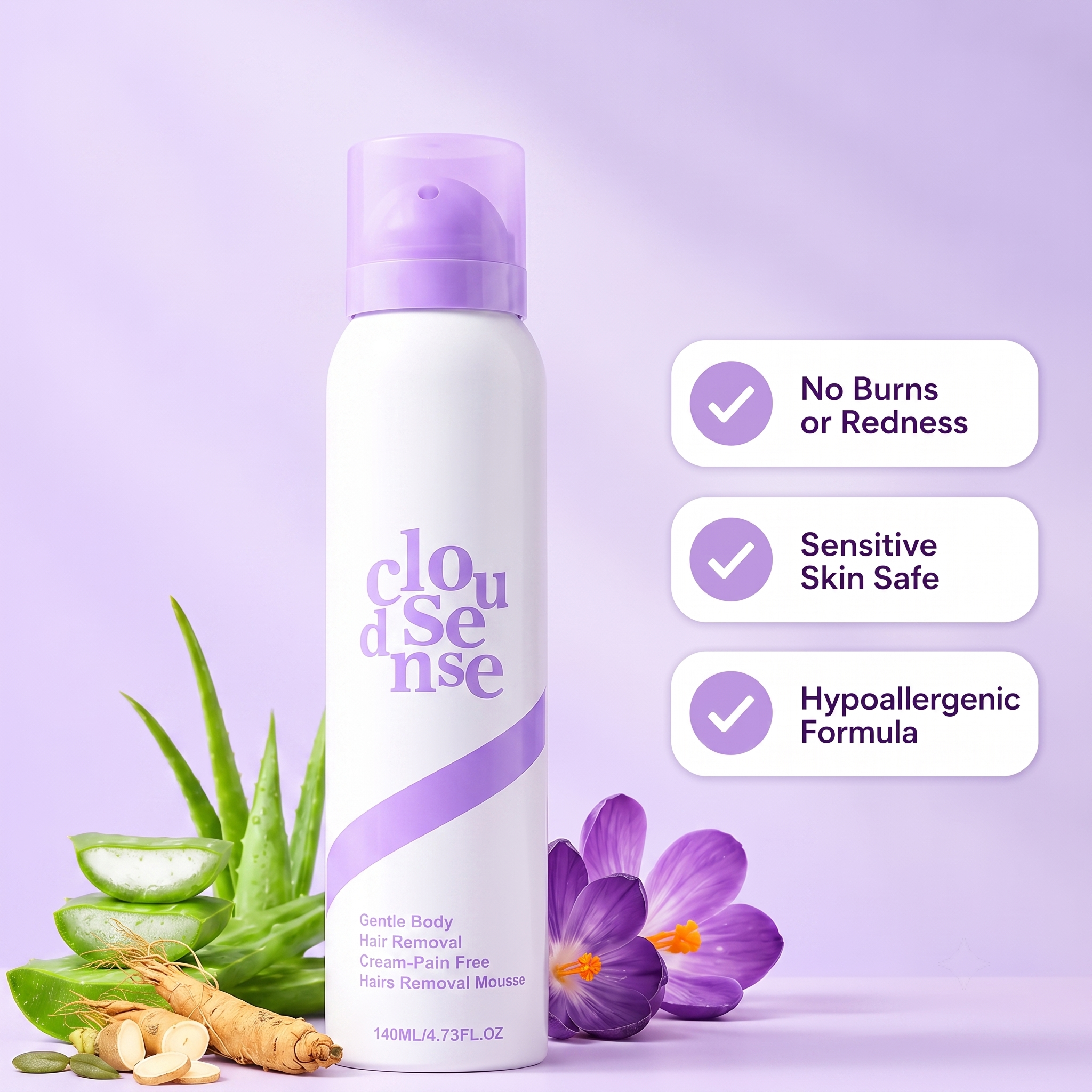 Gentle Hair Removal Spray
